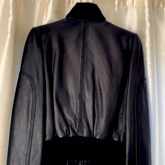 Black leather jacket - Picture 2 of 6